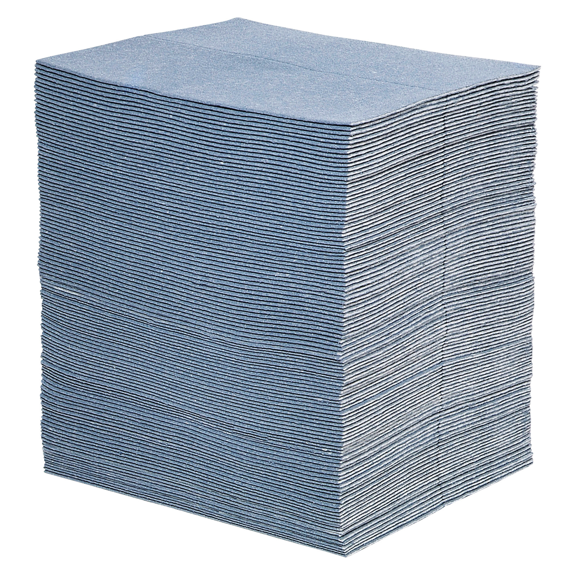 New Pig Lightweight Absorbent Mat Pads, 24-Pack, Blue, 19in.L x 15in.W, Model# BLU100